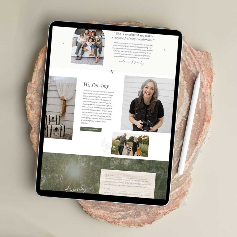 Embark on a journey of inspiration with Sucheta's world-renowned keynote speaker website on the captivating display of an iPad. Crafted with precision by a Showit Web Design specialist, immerse yourself in the transformative power of travel through seamless navigation and captivating visuals.