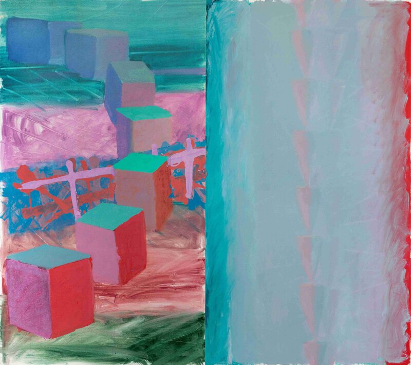 Divide, 1990 Oil on canvas 240 x 270 cm copy_11zon
