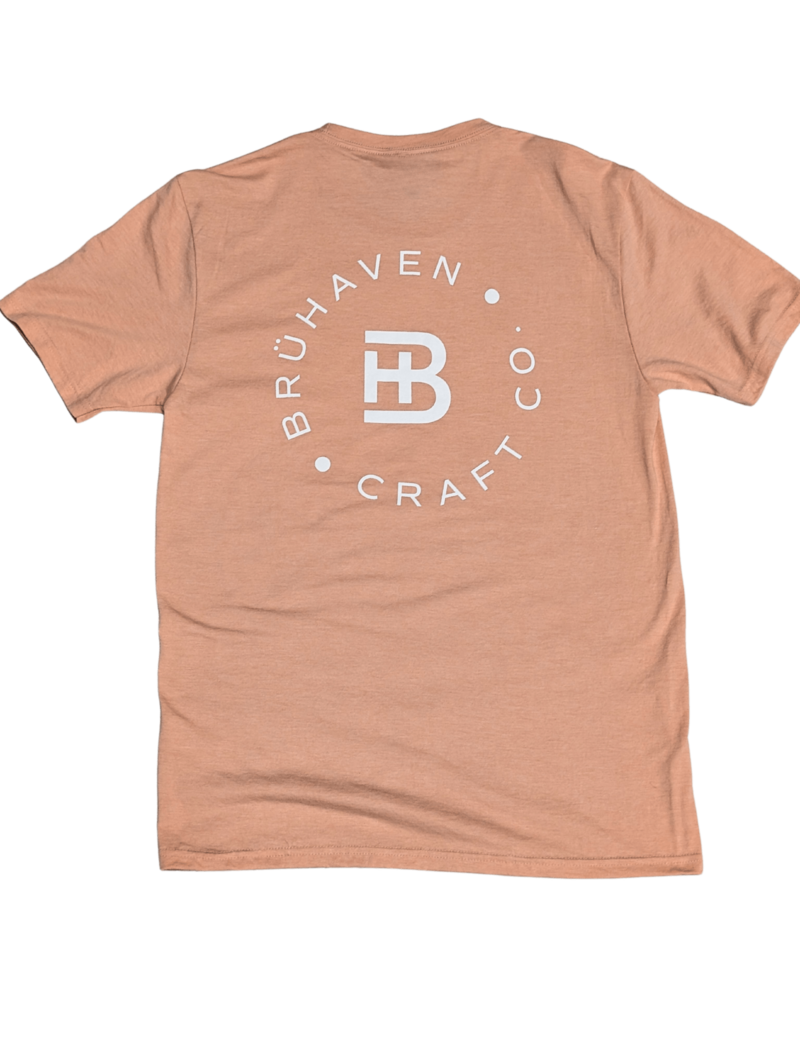 Pink Coral Bruhaven Minnesota Brewery Shirt Back