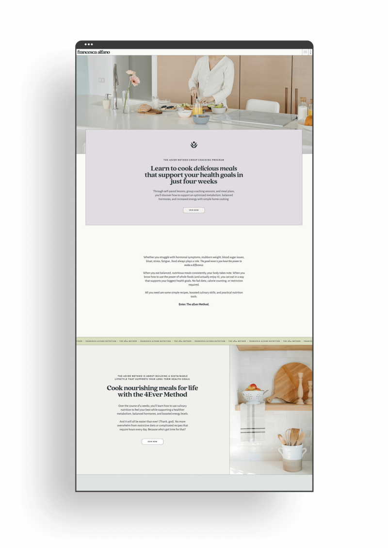 Francesca-Alfano-Nutrition-Showit-Website-Design