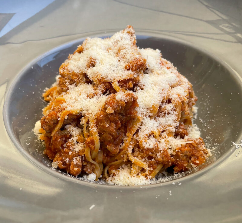 Pasta at Barolando in Barolo, Italy