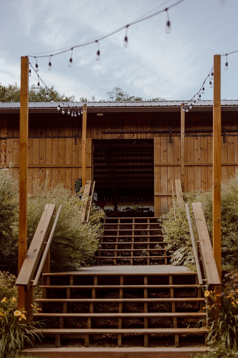 rustic wedding pavilion
