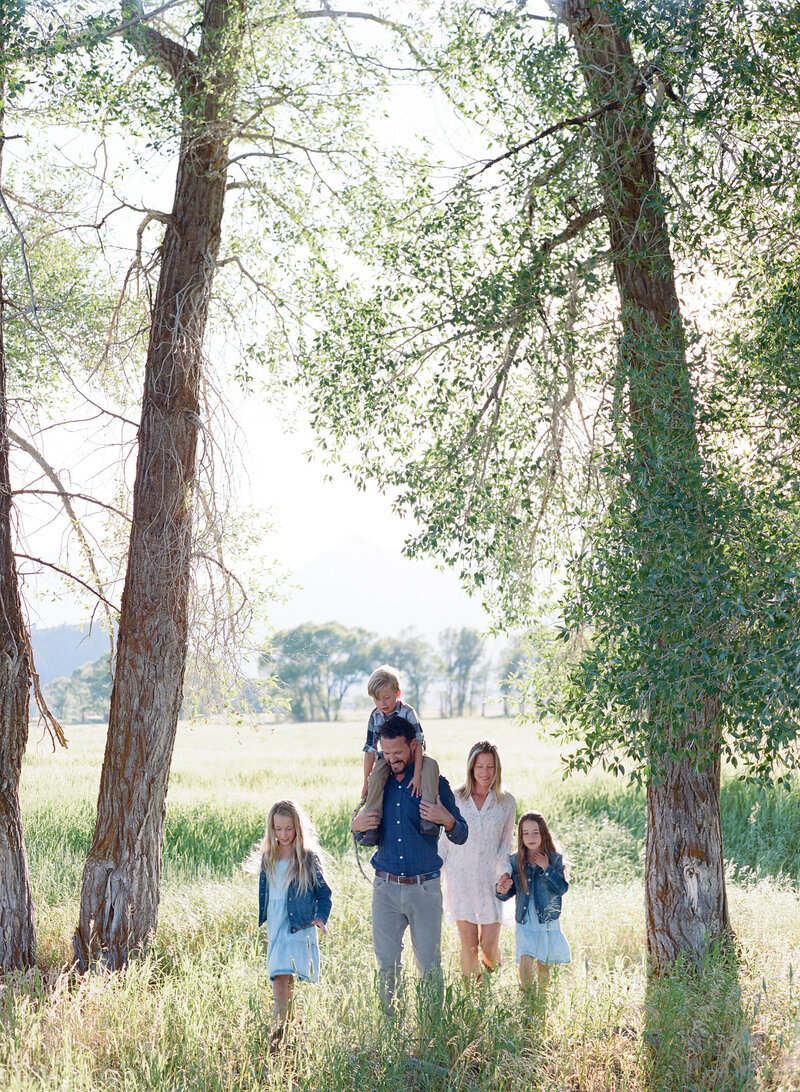 Jen enjoying a day outdoors with her family, embracing an active lifestyle and cherishing quality time together in nature.