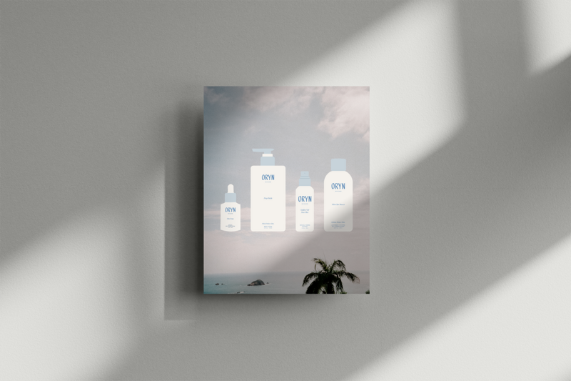 Oryn Bottle Illustration Mockup