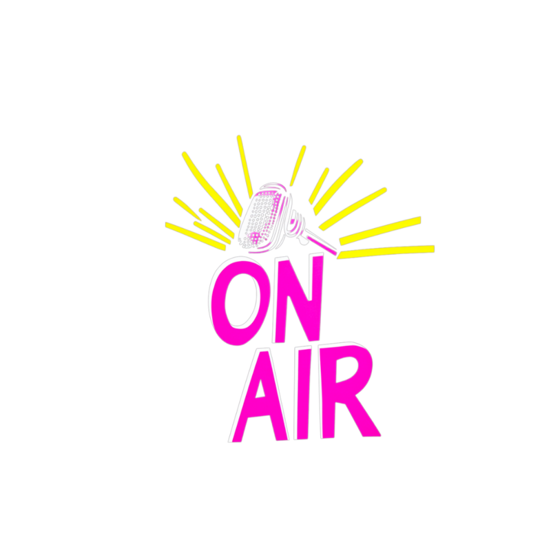 On Air Sign in Star of Pop Art Template Symbolizing Bold Communication