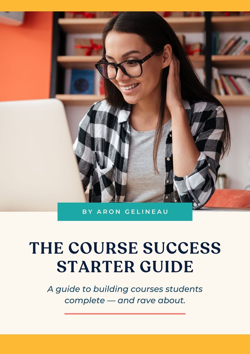 Cover of The Course Success Starter Guide by Aron Gelineau