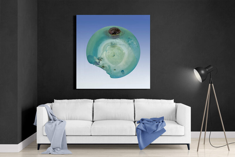Fine Art featuring Project Stardust micrometeorite NMM 789 Matte Dibond Panel for space inspired interior design
