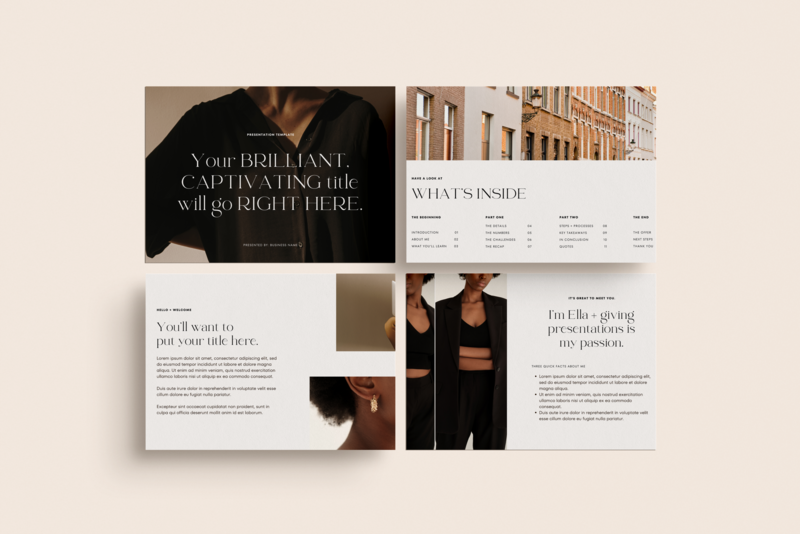 Presentation Template - 1