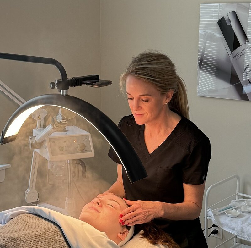 Suzanne, licensed aesthetician and ZO Skin Health expert at Bellezza Moderna Aesthetics, providing expert skincare, facials, and advanced aesthetic treatments.