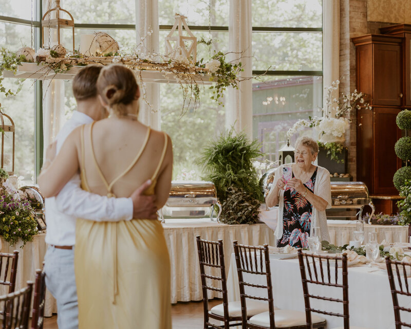 grandma wedding, grandma bridesmaid, family wedding, candid wedding, family photos, Meghan Ann Imagery