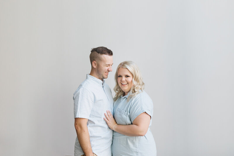 Grey Loft Studio - Bethany and Luc Barette - Wedding Photography Wedding Videography Ottawa - Bethany and Luc Headshot in Studio