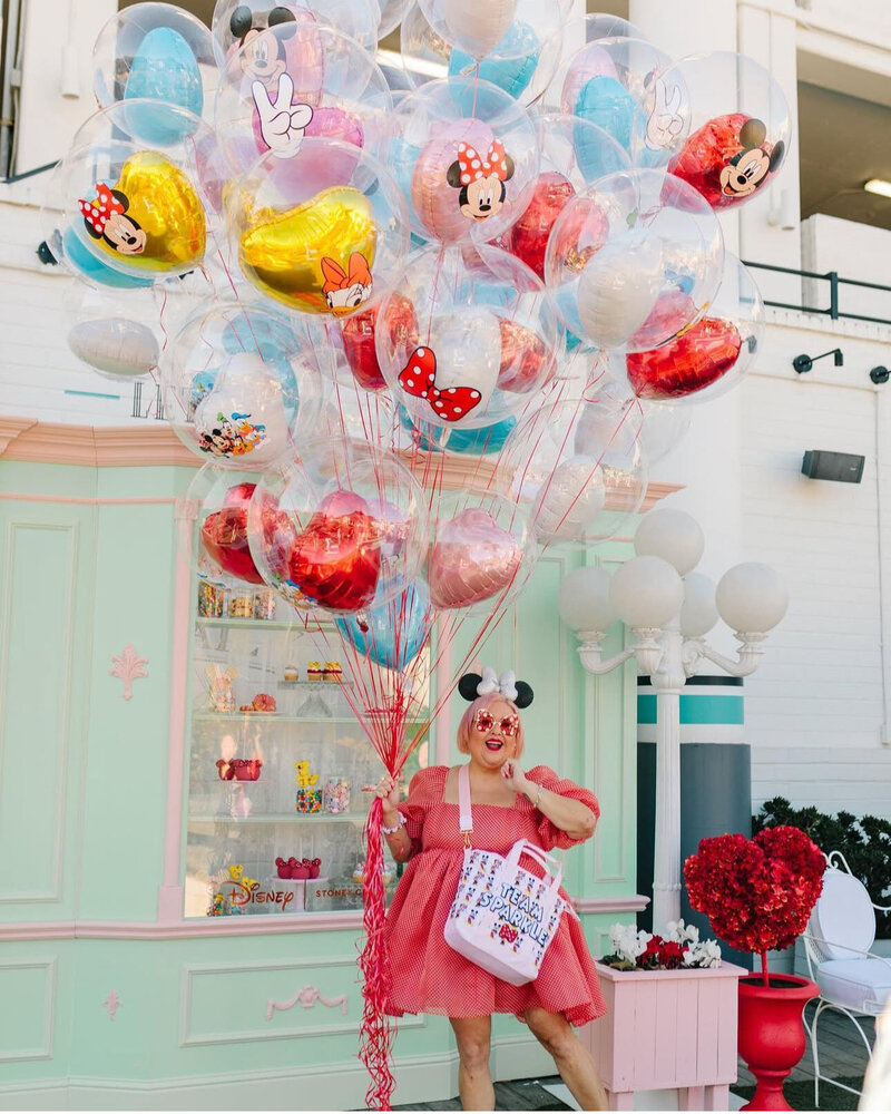 Helium balloons and balloon bouquets provided through BalloonWorks by The Works Collective.