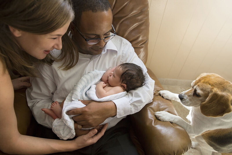 Newborn lifestyle session in Manhattan, KS