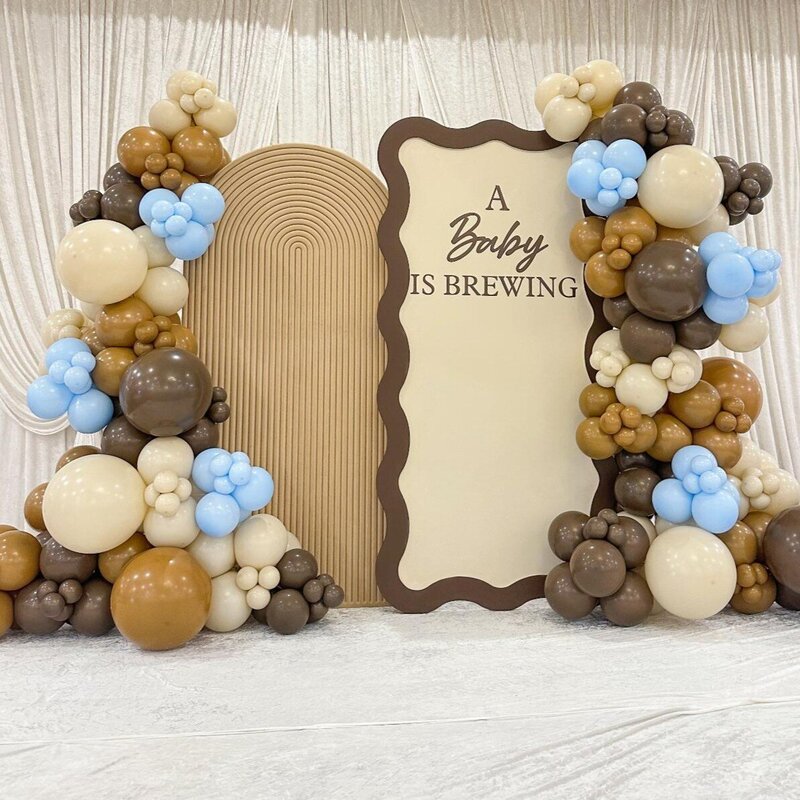 a baby is brewing chicago balloons