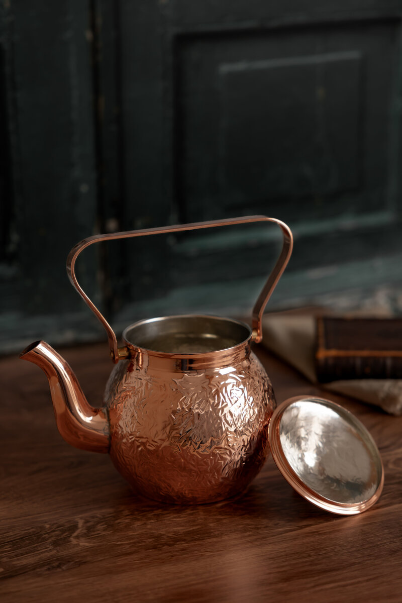 Coppermill Kitchen Hammered Teapot 2