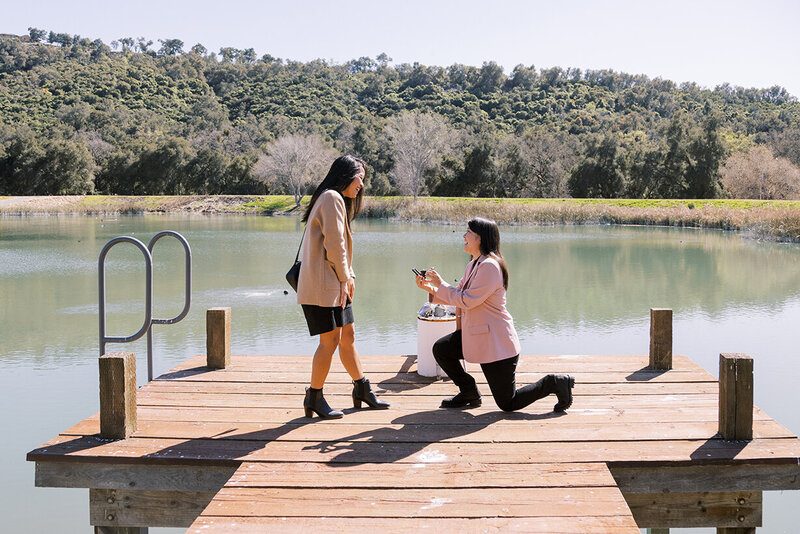 California wedding photographer takes picture of couple in vineyard