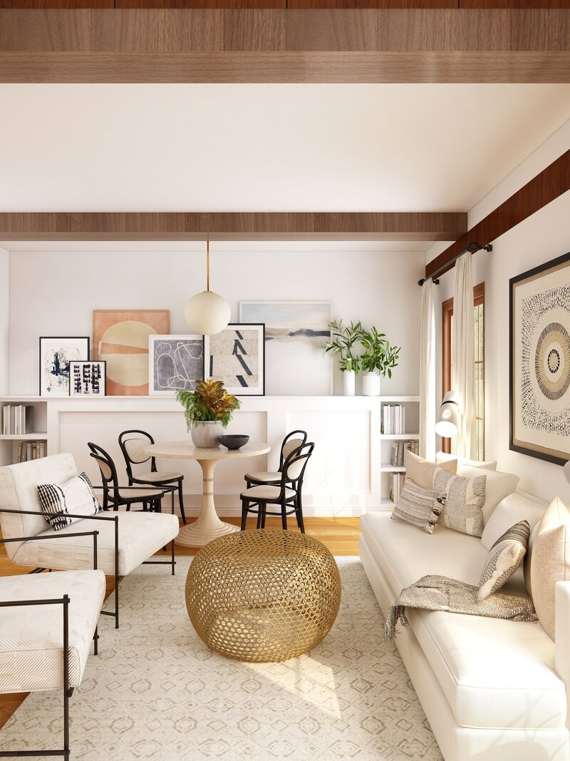 holistic interior design living room