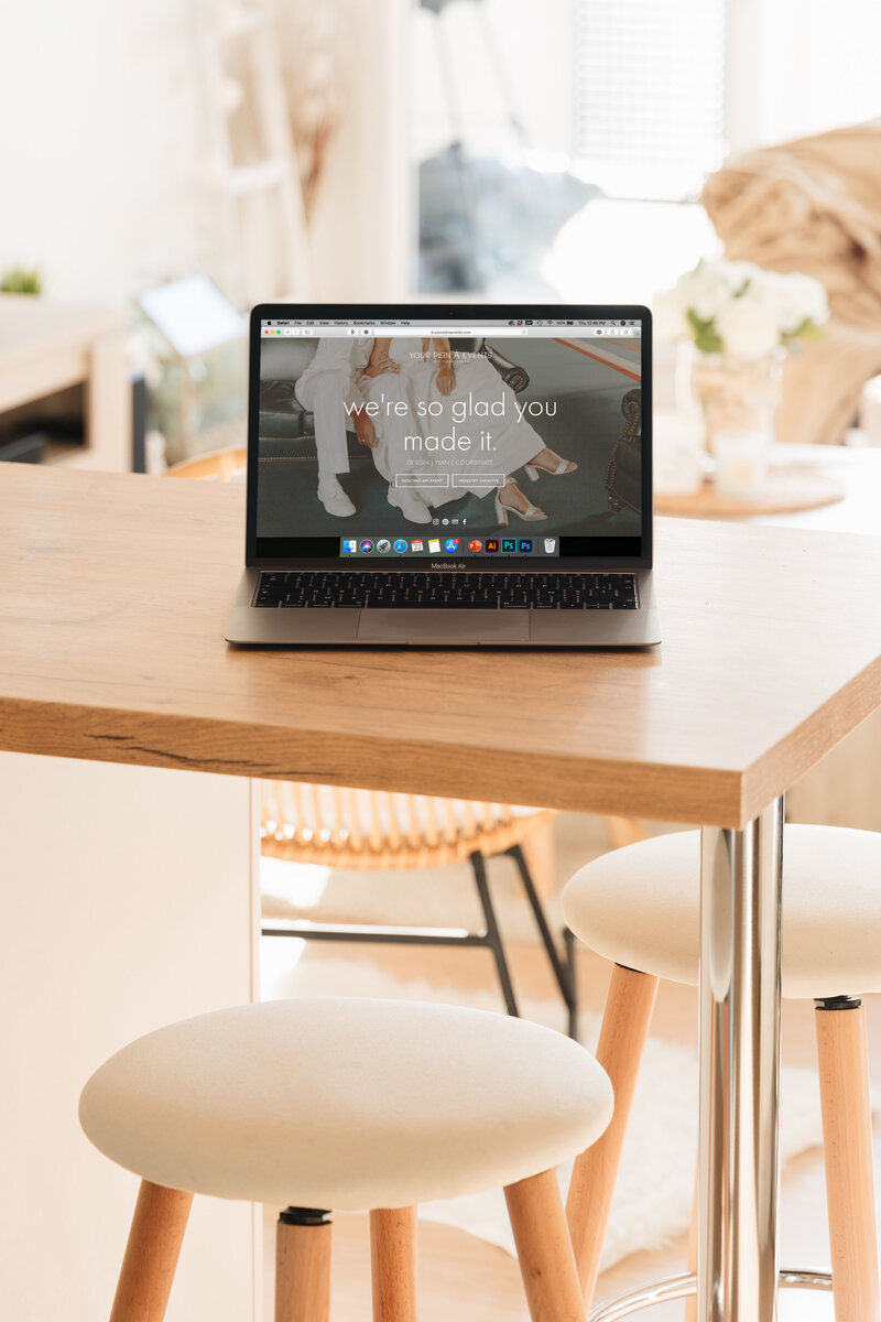 YPA Events Website Mockup