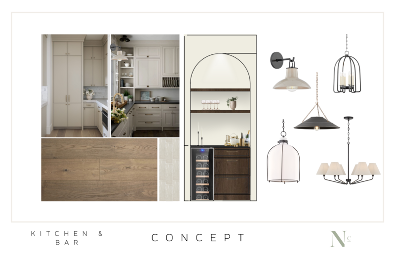 Vancouver interior design material selection board