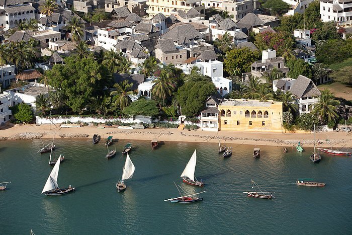 Kijani with Dhow Boats