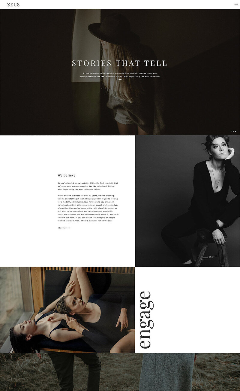 Charlie Rose Website Template