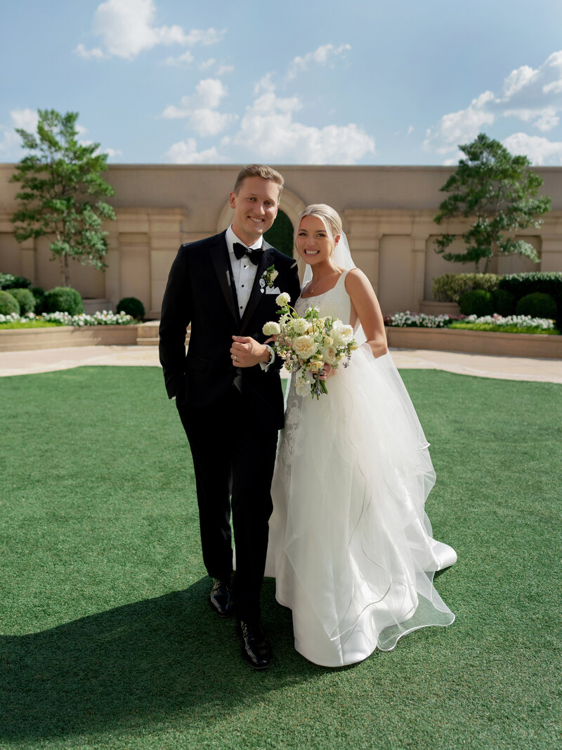 Editorial bridal portrait of a bride getting ready at The St. Regis Atlanta