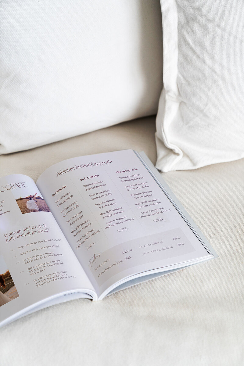 Canva brochure template Blooming Bliss