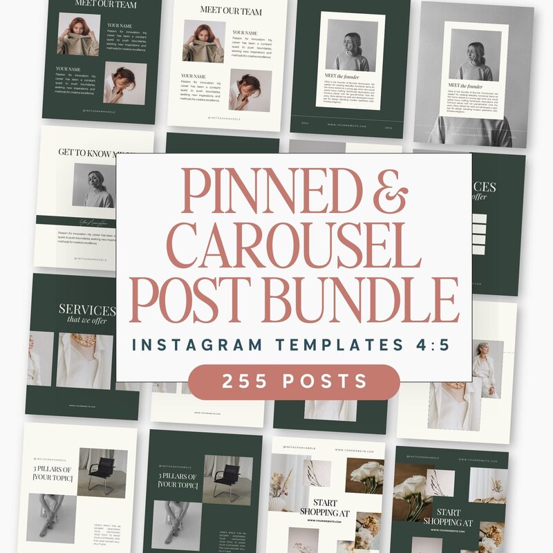 instagram portrait pinned and carousel post templates1