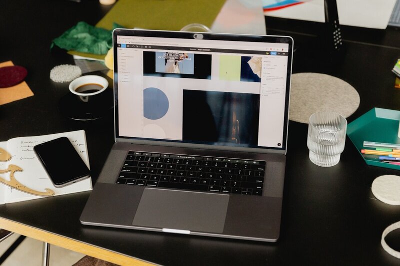 Laptop at Desk