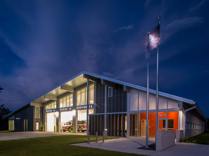 Sweet Sparkman Architecture Sarasota County Fire Station 16 Landscape 8.1