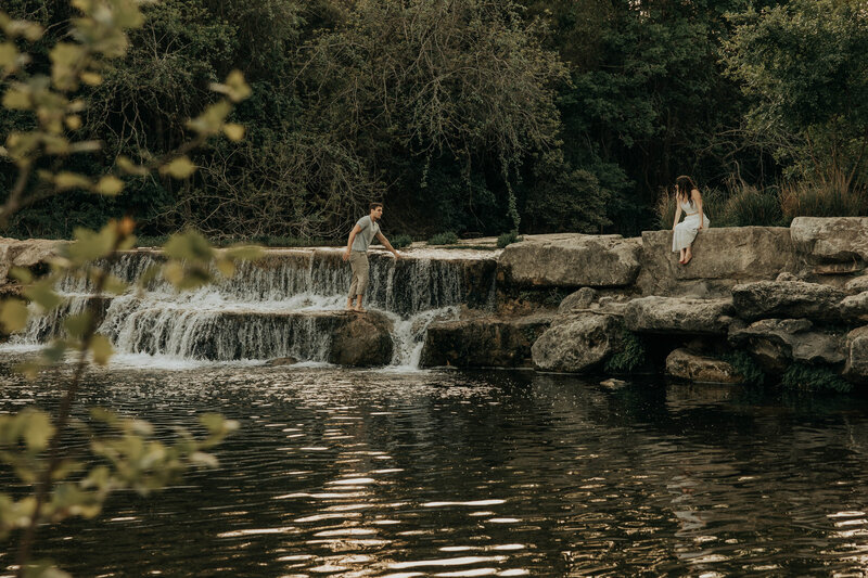 Water Couples Photoshoot Austin Texas