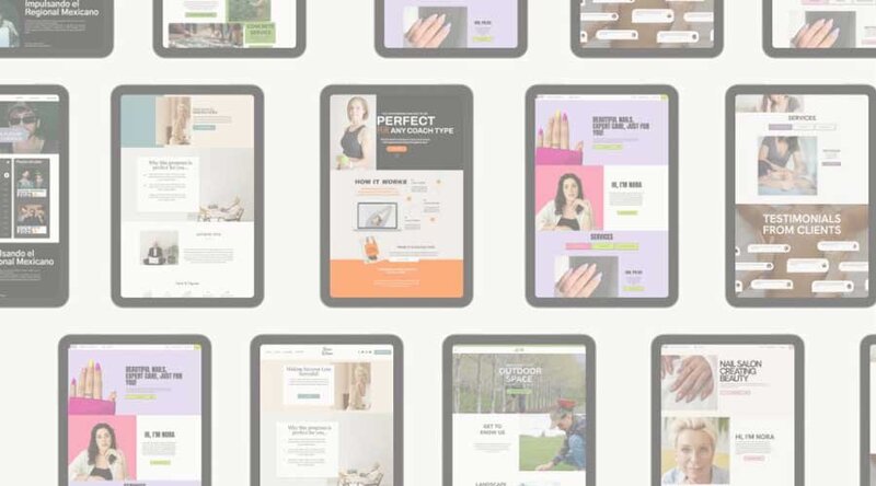Sales Page Website Templates for Showit
