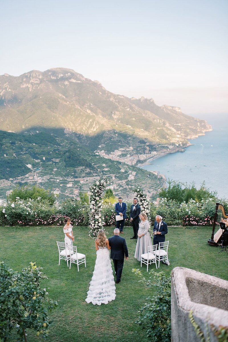 Belmond Hotel Caruso wedding Ravello Italy