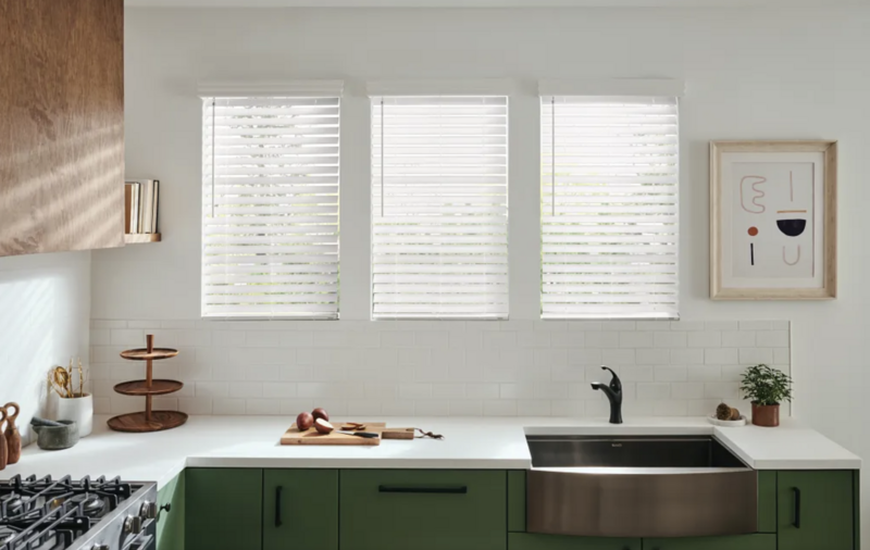 Custom blinds kitchen