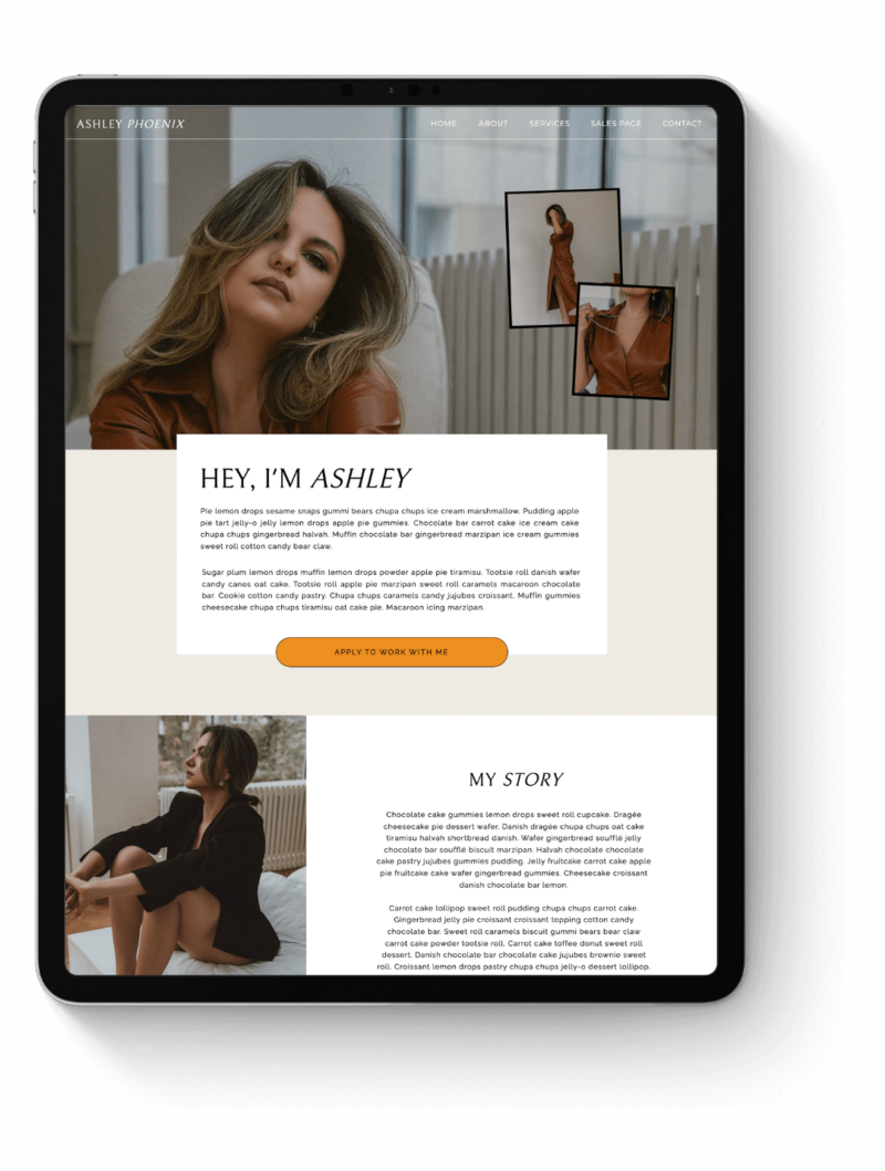 Showit Website Templates, Best Showit Templates, Bold Website Templates, Showit Web Designer | Abbsolute Studio