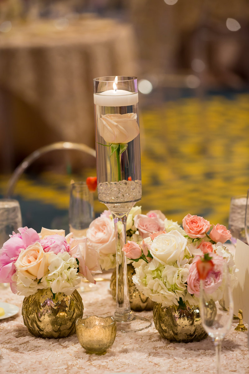 A Tale as Old as Time Wedding Centerpiece