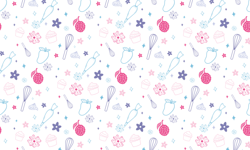 pattern design for Frost and Flourish, a Washington DC Cake Bakery and Patisserie