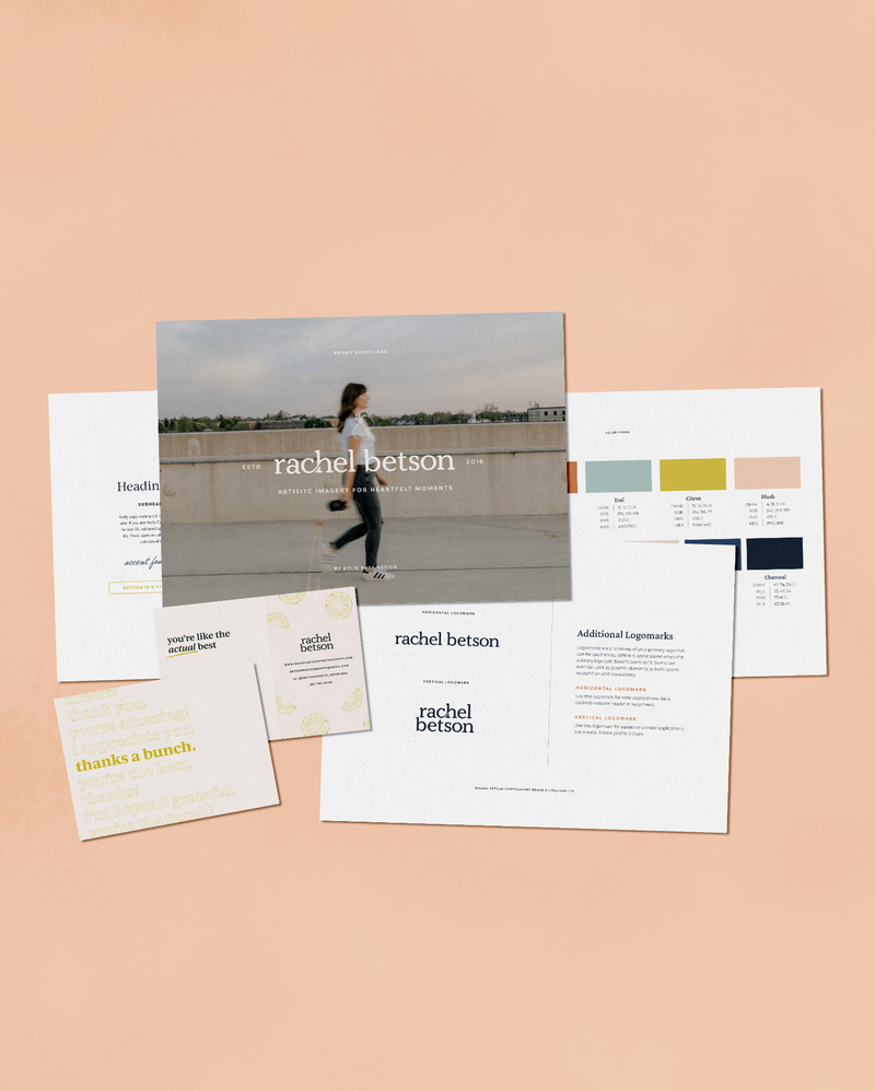 Luxury Stationery and Brand Design for photographer