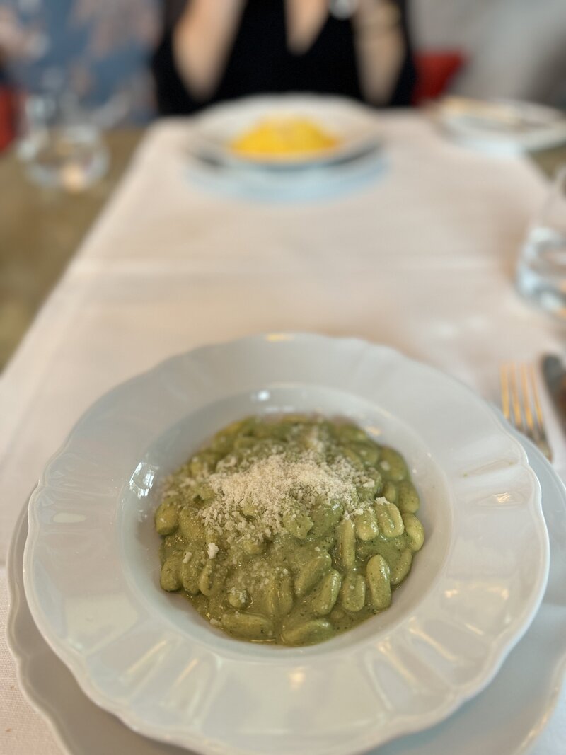 Florence Italy Cibreo restaurant pesto 