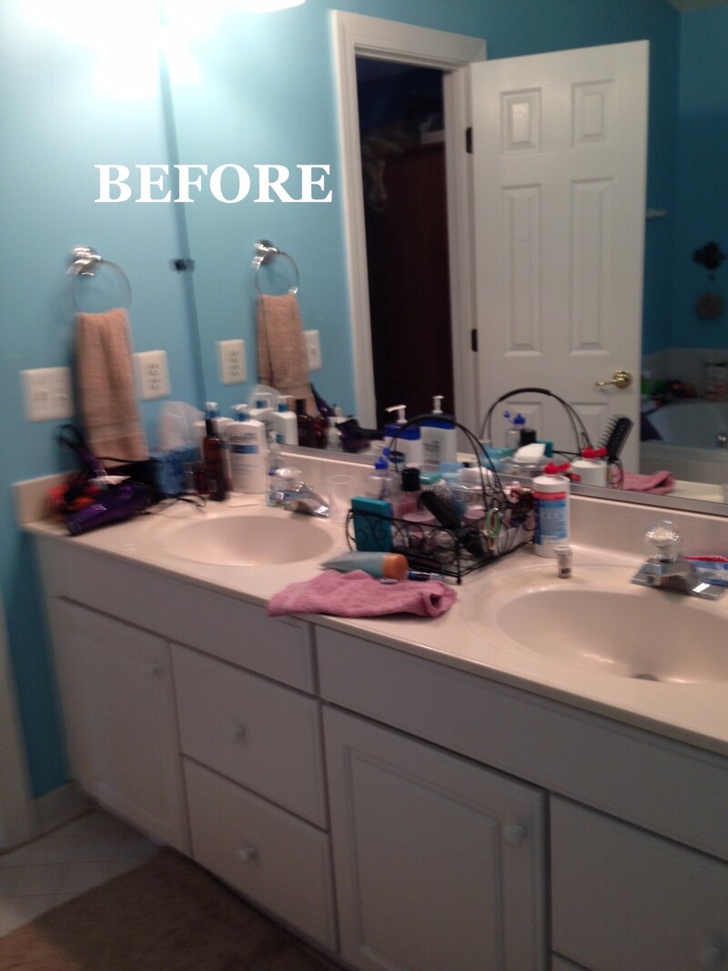 before Potomac Falls Vanity
