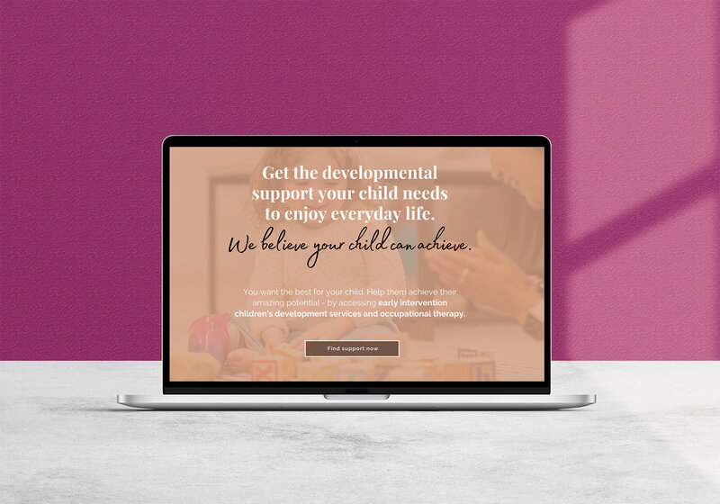 Website copy for occupational therapist