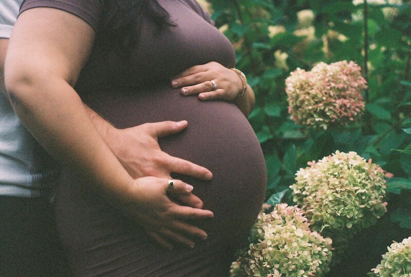 Maternity Session on Film | Tiverton RI