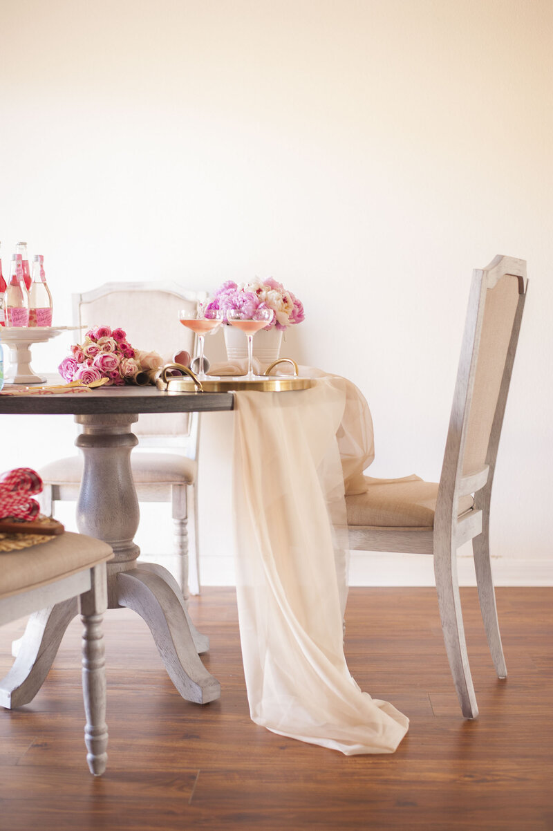 dining area with table setting