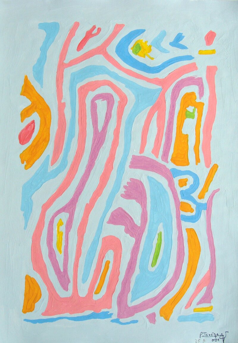 194 2001Rêve minéral  B Acrylique Fonds Colorés (14)