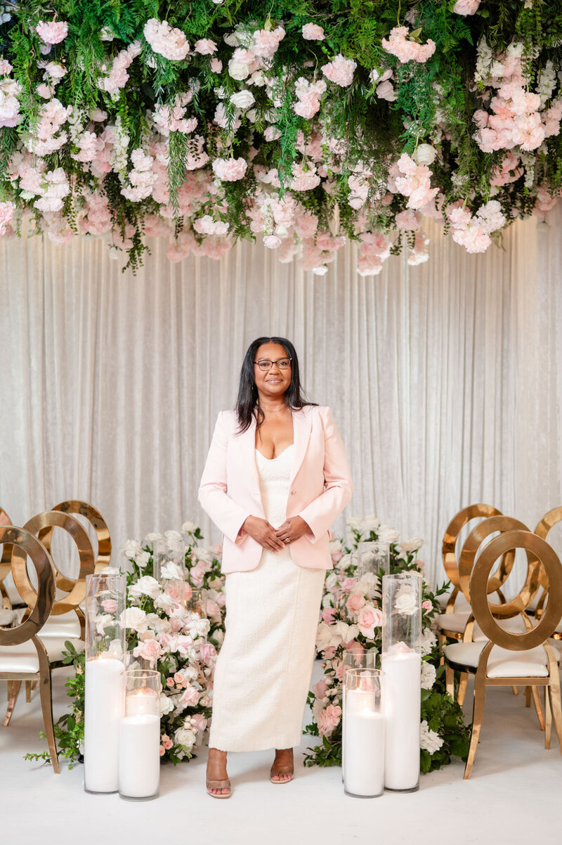 A photo of Kimberly Martin owner of Elegant Kreation a Riverside Wedding Planner and Event Designer 