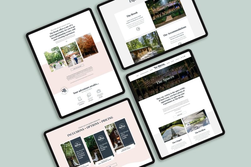 Website Design for an Adventure and Outdoor Wedding Venue in Ohio