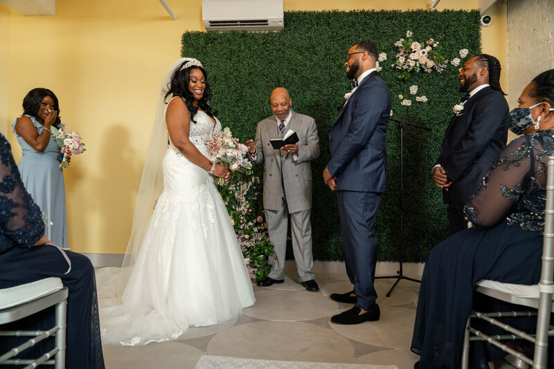 Cute bridal details of Intimate Micro Wedding styled shoot of wedding bouquet, bridal shoes, and boutonniere