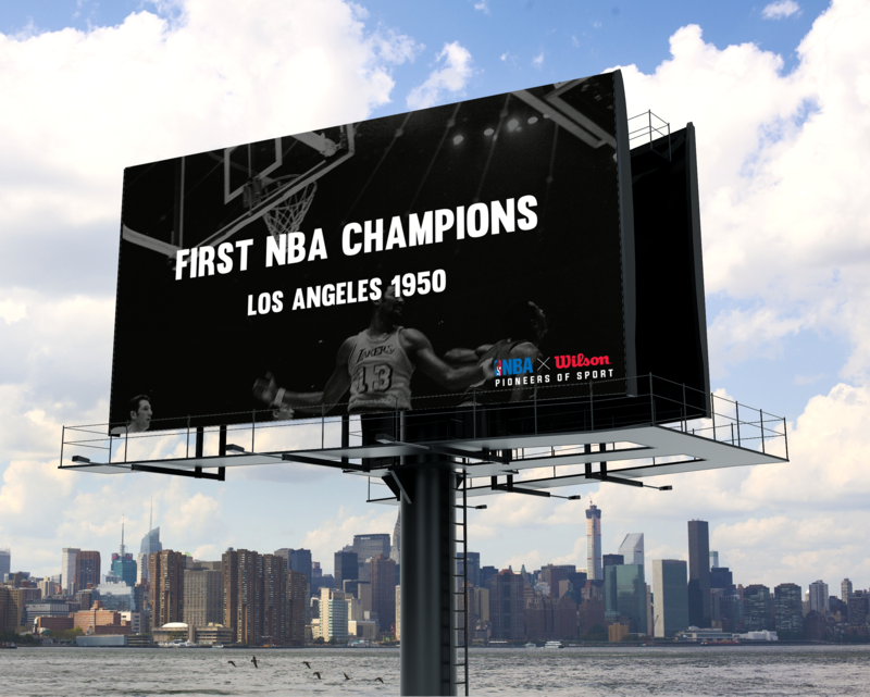 FIRST NBA CHAMPION BILLBOARD