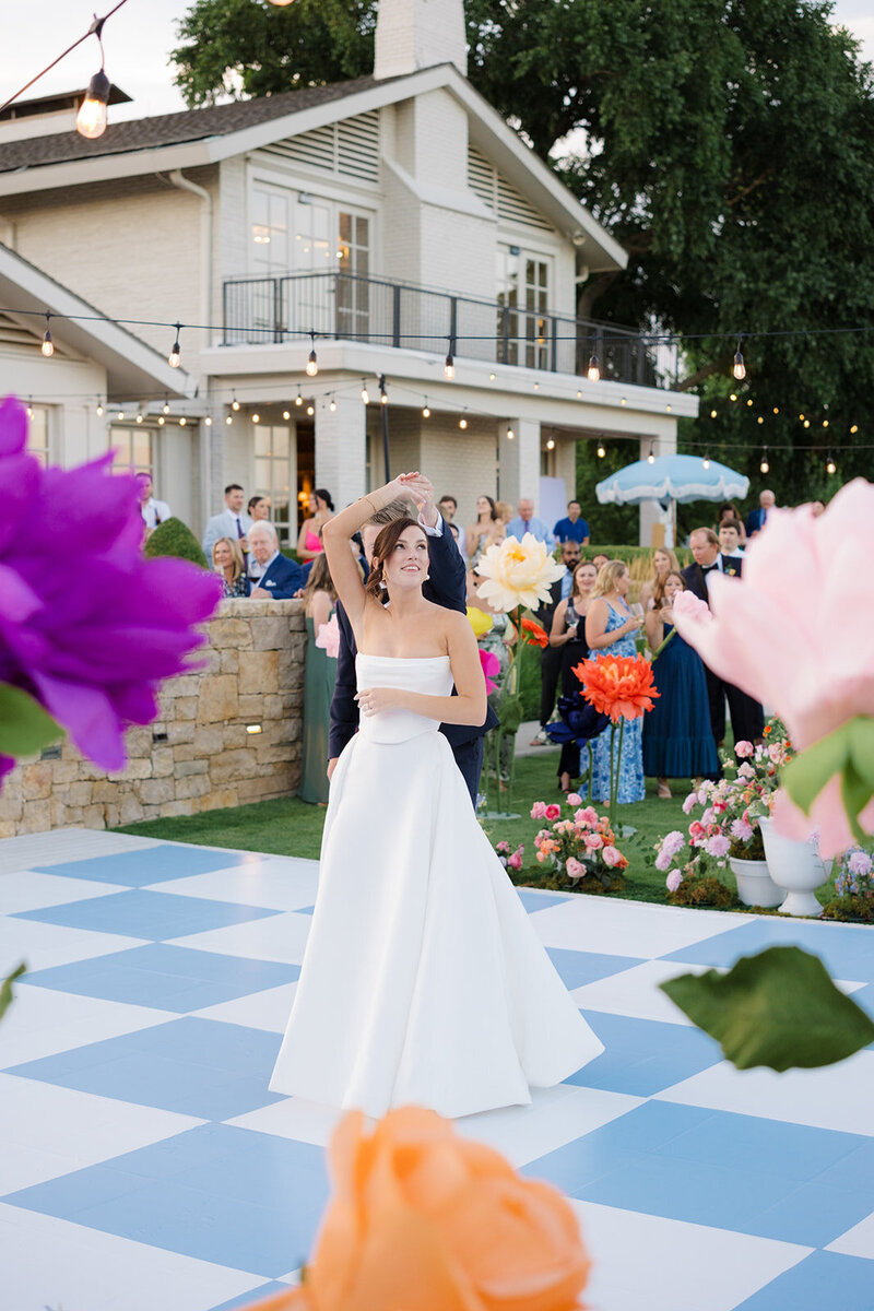 White and black wedding ceremony at Kauffman Center