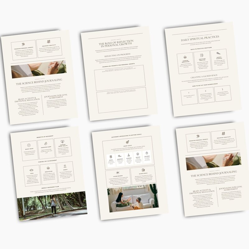 holistic wellness ebook canva template2